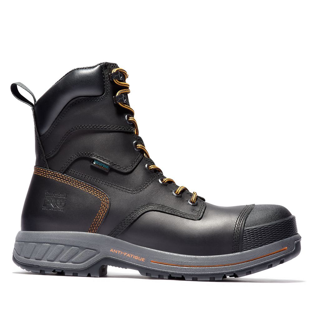 Bocanci De Muncă Timberland Barbati Negrii - Pro® Endurance Hd 8" Comp Toe - Romania - AXDGEP197